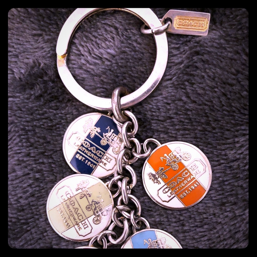Coach multicolor Keychain